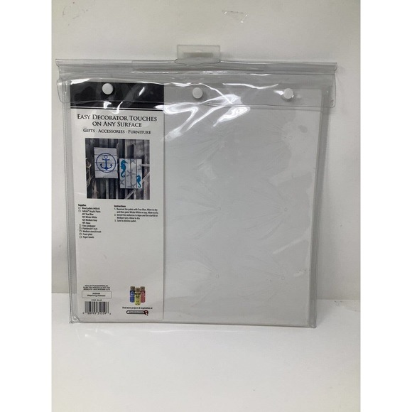 Plaid Folk Art 26 Piece STENCIL Set - 43 Sea Life Design Stencils - Picture 3 of 4